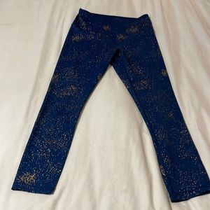Navy Stay Gold Light n Tight Hi Rise Legging 7/8 24”